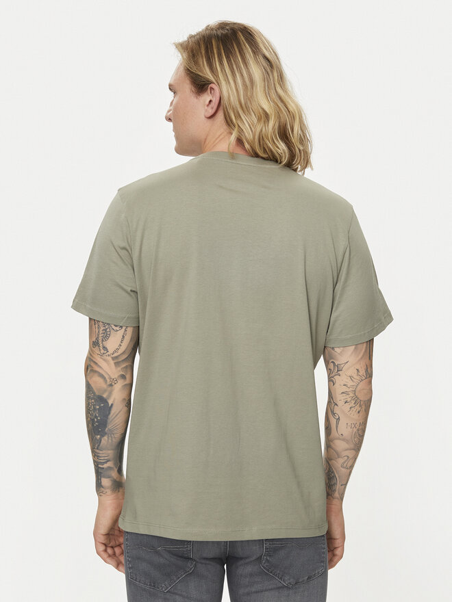 Pepe Jeans Pepe Jeans Marškinėliai Clag PM509384 Žalia Regular Fit