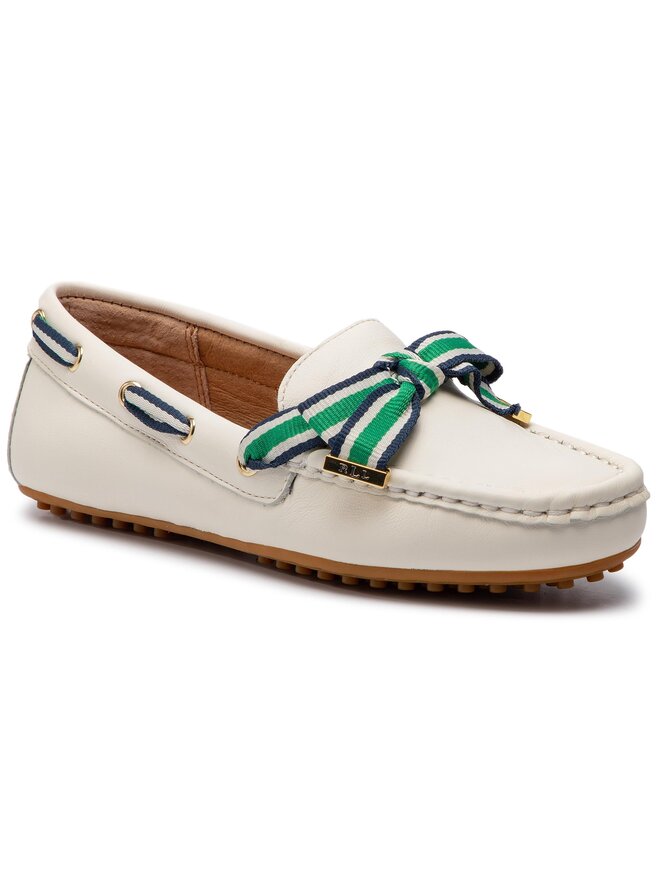 Mocassins Lauren Ralph Lauren Becka 802729650004 Blanc chaussures