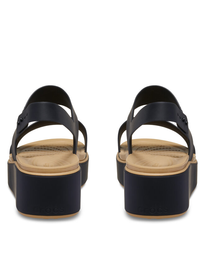 Crocs Sandalen Crocs Brooklyn Matte Wrap Low Wedge 211802 Schwarz