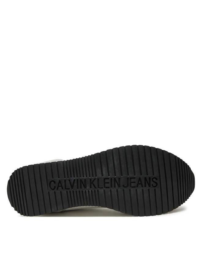 Calvin Klein Jeans Sneakersy Calvin Klein Jeans Retro Runner Iconic Snk YM0YM01119 Biały