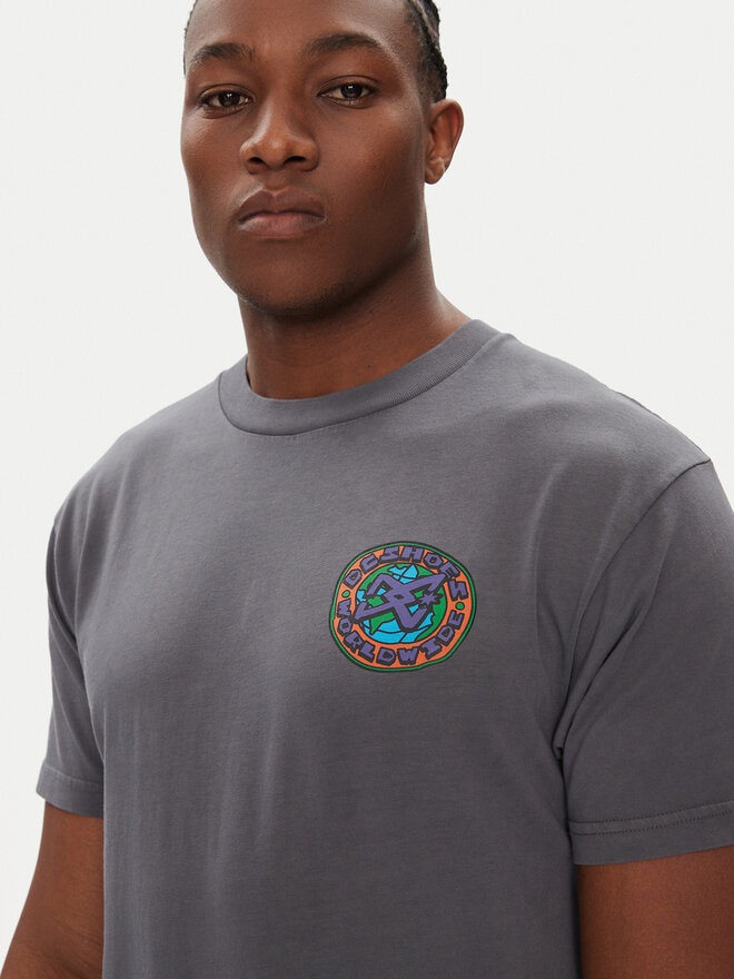 DC DC Футболка ADYZT05458 Сірий Heritage Fit