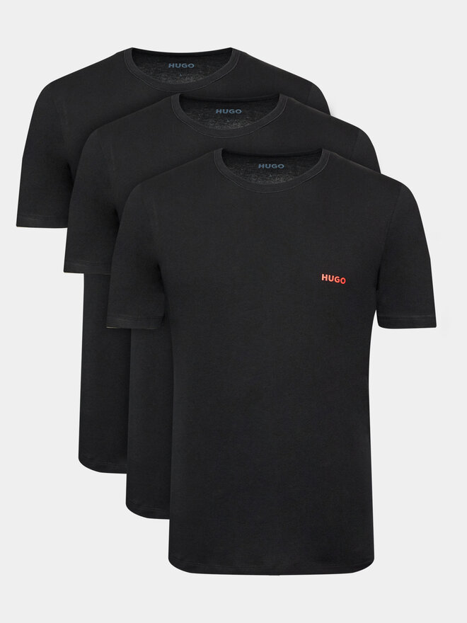 HUGO Hugo Σετ 3 T-Shirts 50493972 Μαύρο Regular Fit