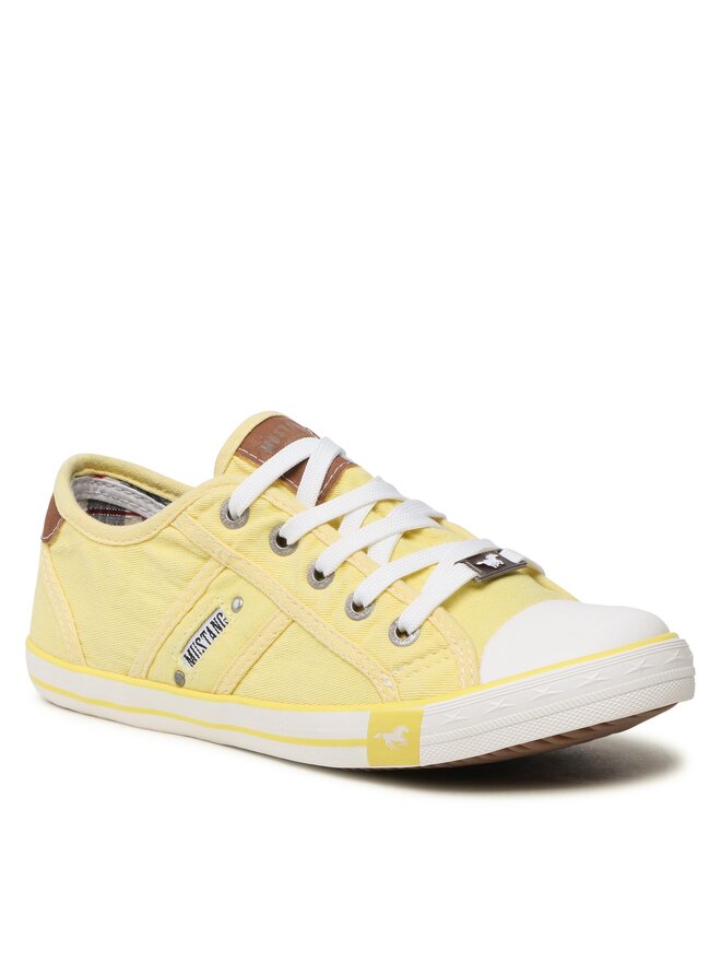 Mustang Sneakers aus Stoff Mustang 1099-310-610 Gelb