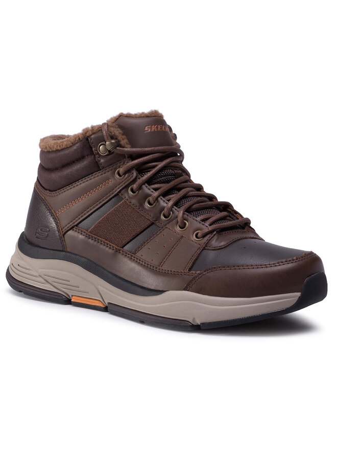 Skechers Trzewiki Skechers Voren 66199/BRN Brązowy