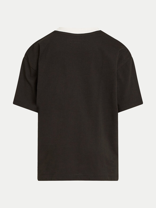 Calvin Klein Jeans Calvin Klein Jeans T-Shirt Embro Tape IB0IB02457 Schwarz Regular Fit