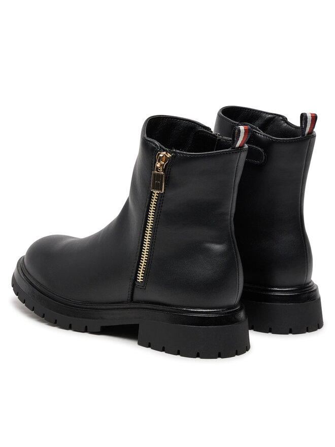 Tommy Hilfiger Μποτάκια Tommy Hilfiger Chelsea Boot T3A5-33566-1351 S Μαύρο