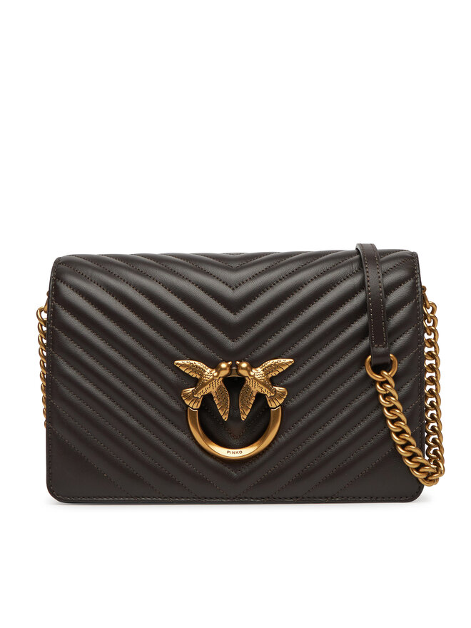 PINKO Τσάντα PINKO Love Click Classic PE 25 PLTT 100063 A0GK Καφέ