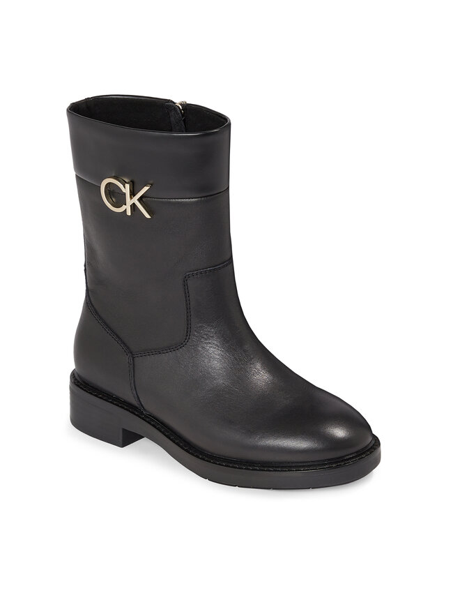 Black ankle boots rubber sole 2025