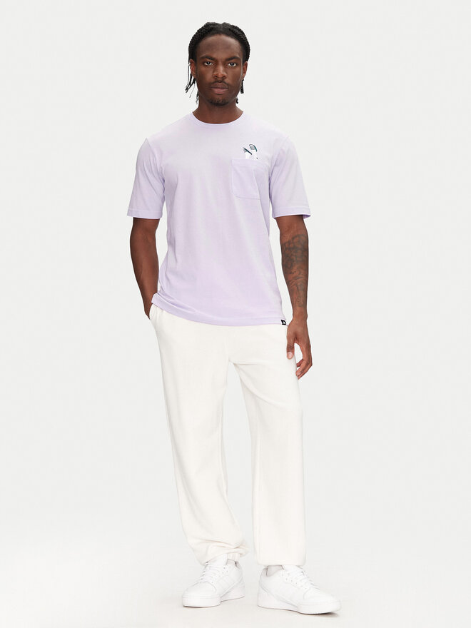 adidas adidas Camiseta Lounge Slides Graphic Pocket JM0375 Violeta Regular Fit