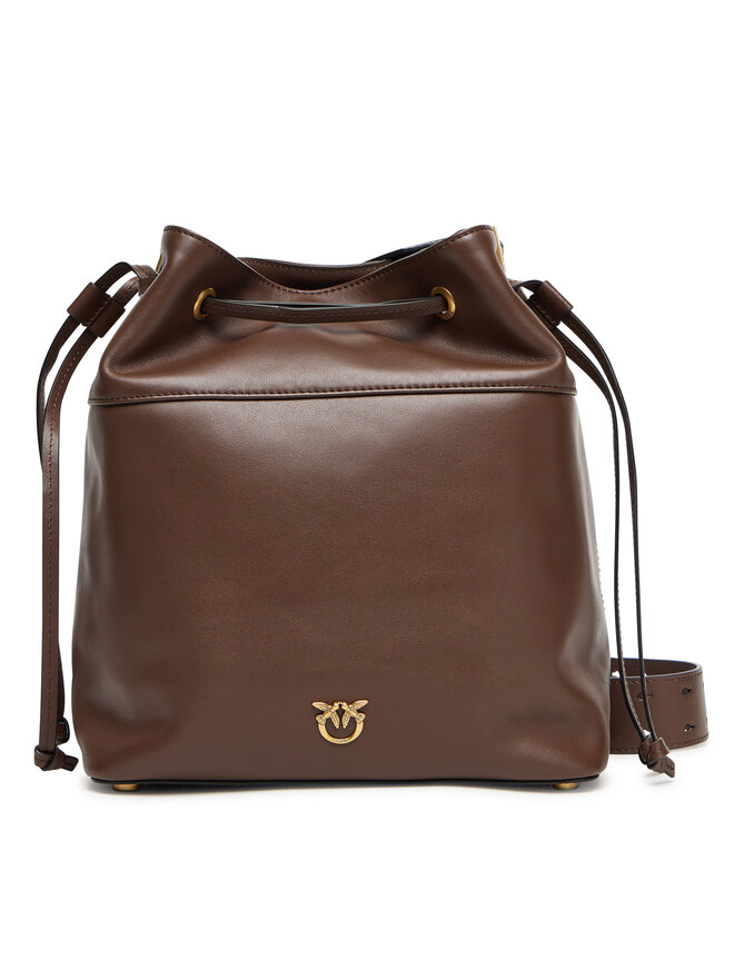 PINKO Handtasche PINKO Secchiello Classic Al 25-26 PLTT 104305 A0QO Braun