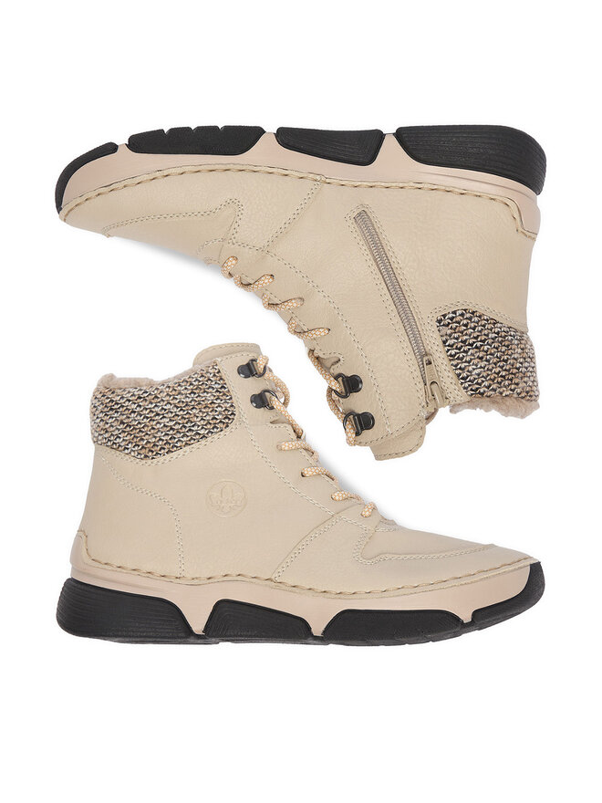 Rieker Schnürschuhe Rieker CEO-45955-60 Creme