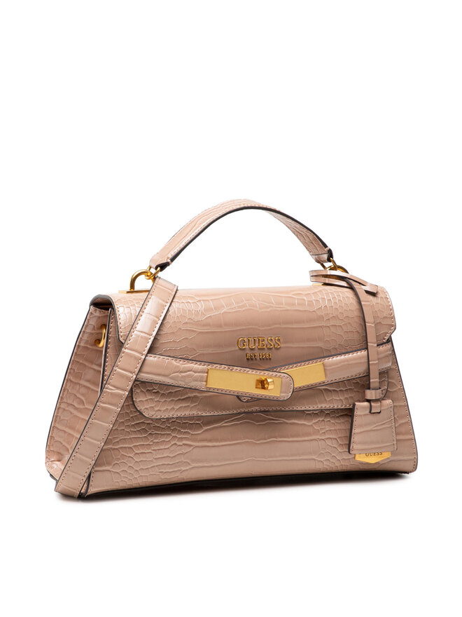 Сумка Guess Enisa Top Handle Flap HWCA84 21200 Бежевий | evzuttya