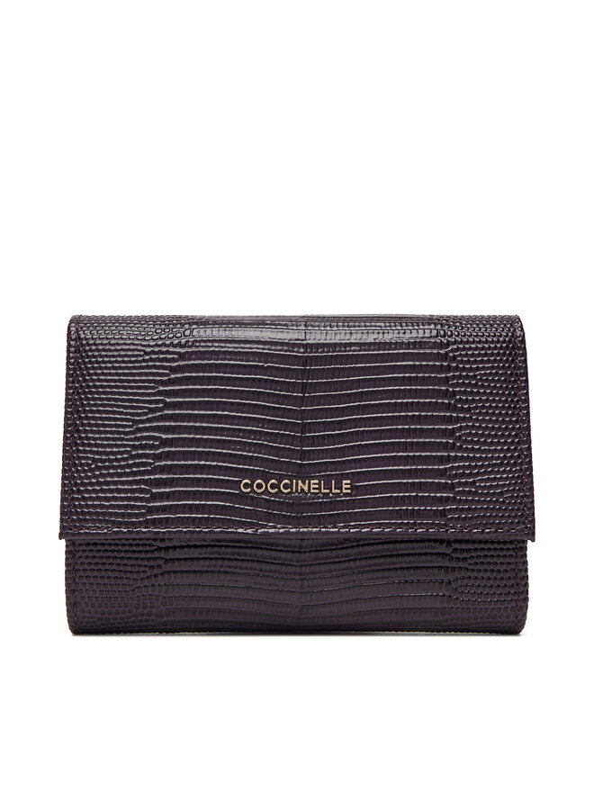 Coccinelle Голям дамски портфейл Coccinelle TL4 Metallic Lizard E2 TL4 11 66 01 Виолетов