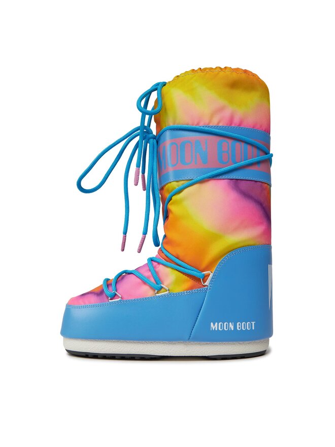 Moon Boot Schneeschuhe Moon Boot Tie Dye 14028400001 S Blau