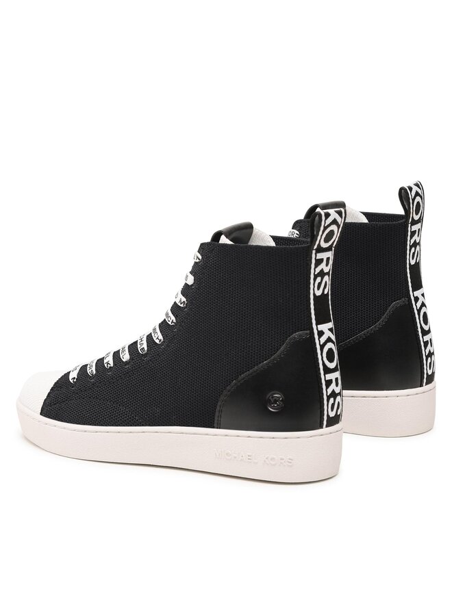 MICHAEL Michael Kors Laisvalaikio batai MICHAEL Michael Kors Edie Knit High Top 43S3NVFS1D Juoda