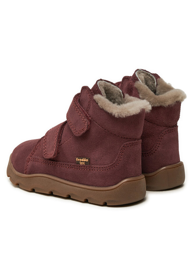 Froddo Ботуши Froddo Zeru Tex Furry Barefoot G2110149-5 S Червен