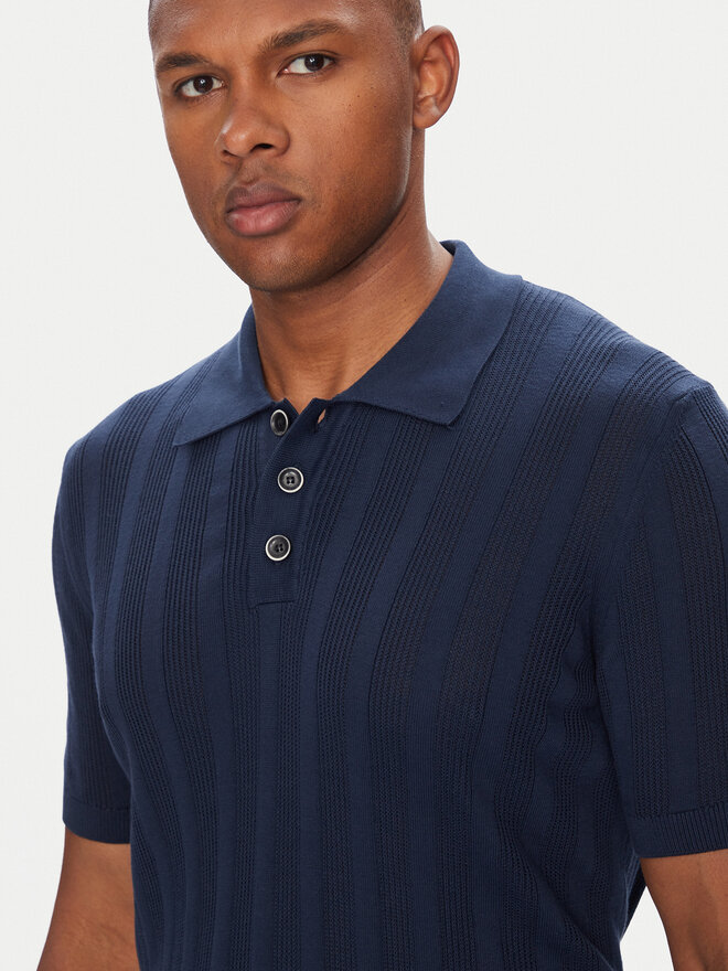 Baldessarini Baldessarini Polo B4 50024.5232 Azul marino Slim Fit