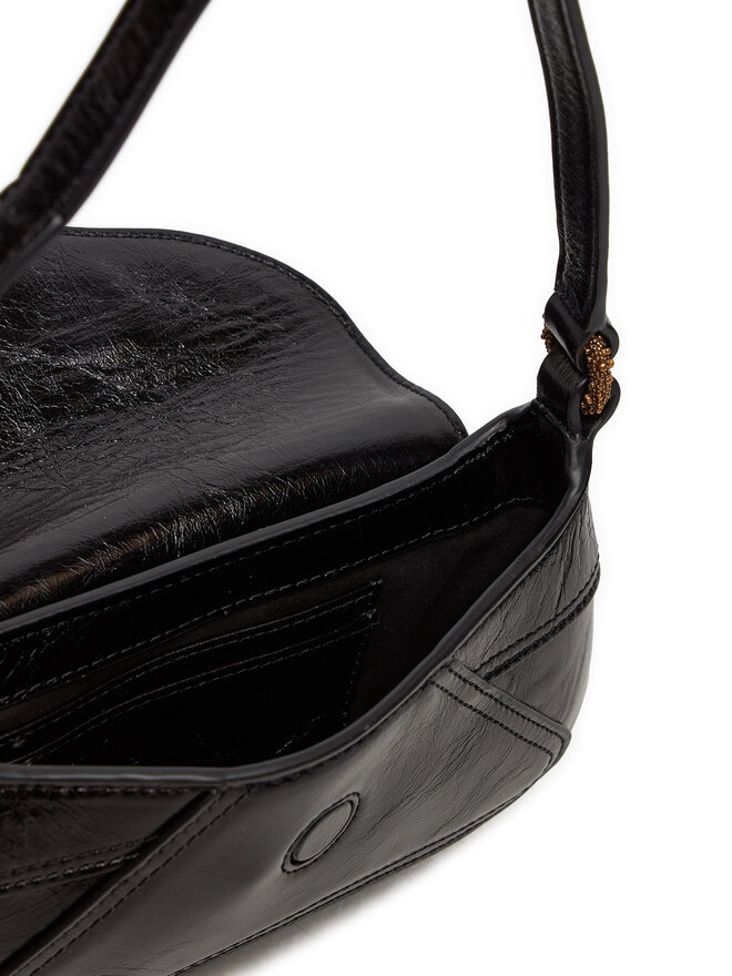 PINKO Kabelka Pinko 520 Shoulder Baby Fl AI 24-25 PLTT 103764 A1EO Černá