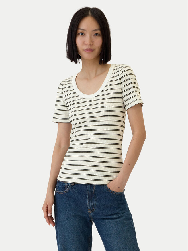 Gap Gap Camiseta 541064-01 Verde Regular Fit