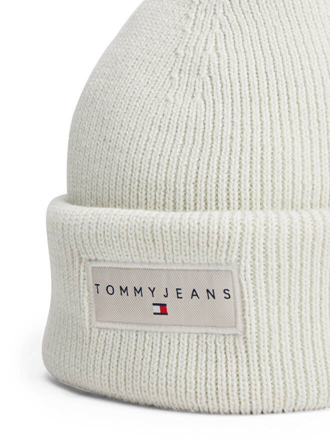 Tommy Jeans Cepure Tommy Jeans Tjw Linear Beanie AW0AW17913 Balts