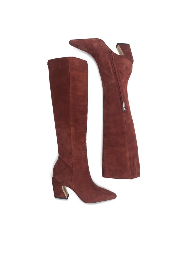 SAM EDELMAN Kozačky SAM EDELMAN H8609L1200 Hnědá