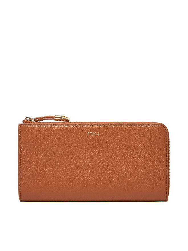 Furla Duży Portfel Damski Furla Goccia L Zip Around WP00471 BX3036 KH RY000 Brązowy