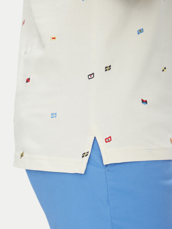 Tommy Hilfiger Tommy Hilfiger Polo marškinėliai Critter MW0MW39044 Smėlio Regular Fit