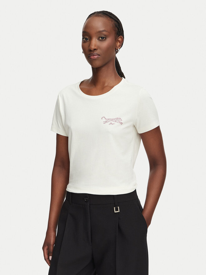 BOSS BOSS Футболка C_Elove_5 50566827 Кремовий Slim Fit