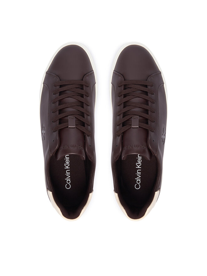 Calvin Klein Sneakers Calvin Klein Low Prof Cupsole Lth HM0HM02123 Dunkelrot