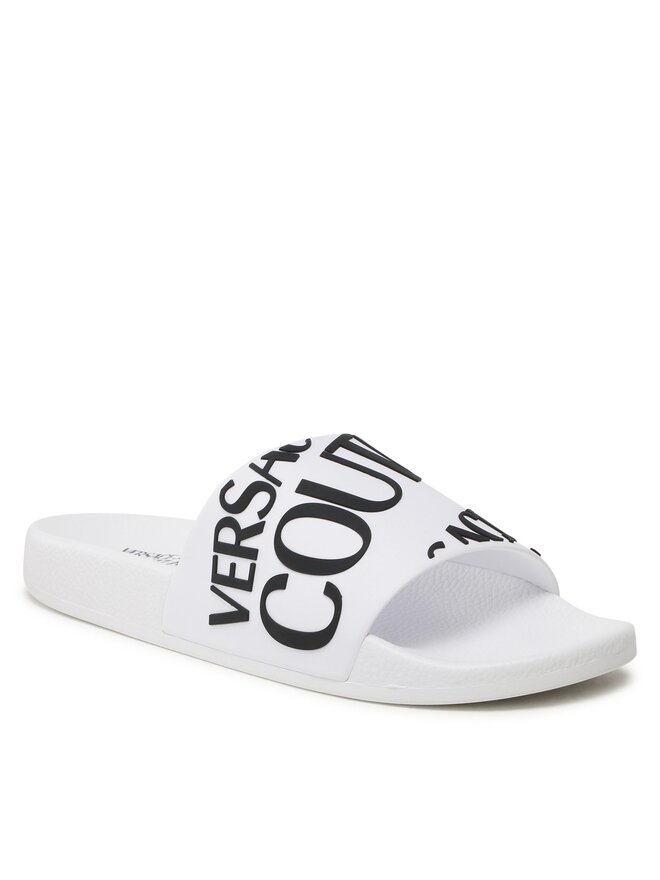 Versace Jeans Couture Şlapi Versace Jeans Couture 74YA3SQ1 Alb