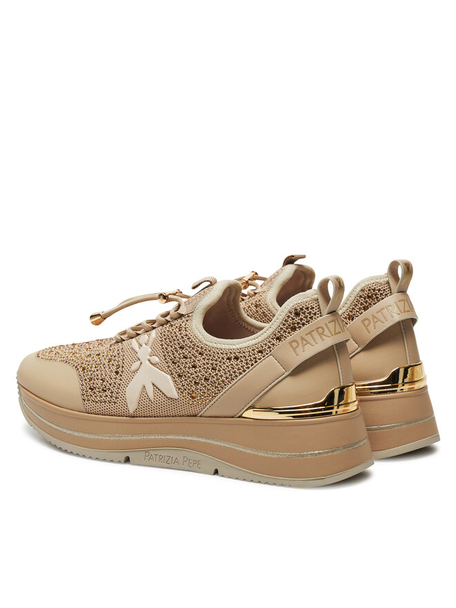 Patrizia Pepe Sneakersy Patrizia Pepe PJ863 Béžová