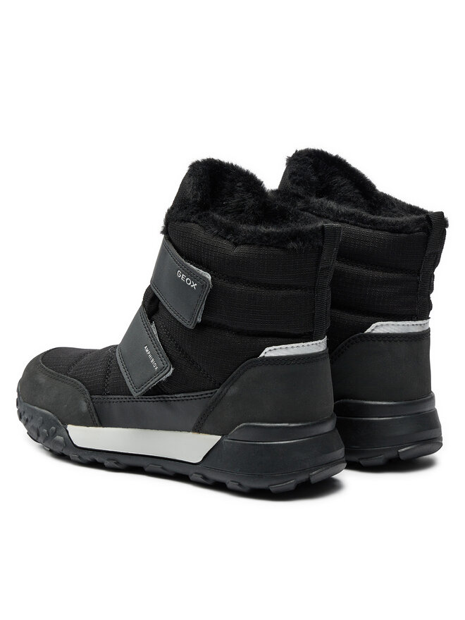 Geox Sněhule Geox J Trekkyup Boy B Abx J46MBF 0FU50 C9999 S Černá