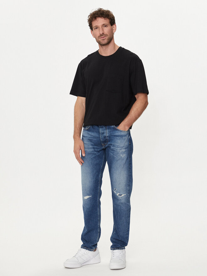 Gap Gap Marškinėliai 507947-08 Juoda Regular Fit