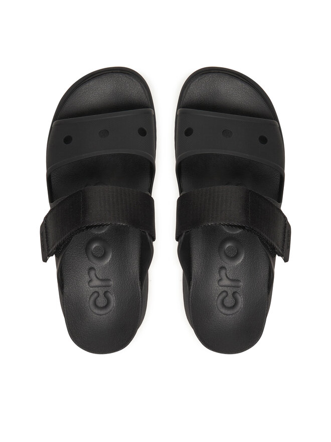Crocs Pantoletten Crocs Soho Two Strap Sandal 212861 Schwarz