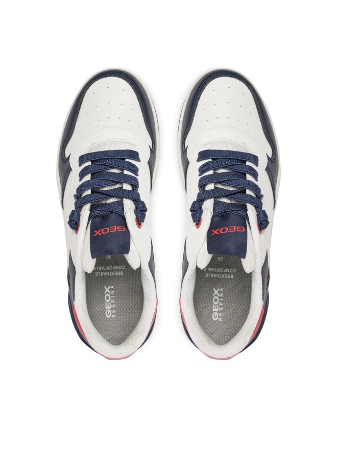 Geox Tenisice Geox J Washiba Boy J45LQB 05411 C0899 D Bijela