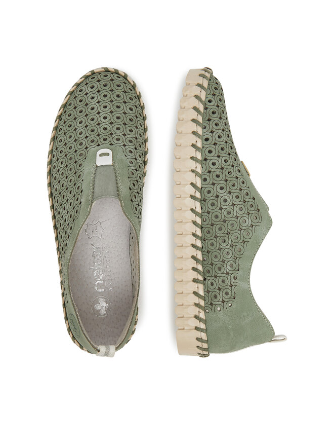 Rieker Halbschuhe Rieker N1963-52 Grün