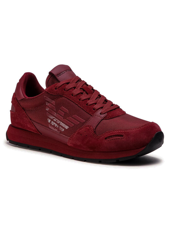 Emporio Armani Снікерcи Emporio Armani X4X215 XL198 N059 Бордовий