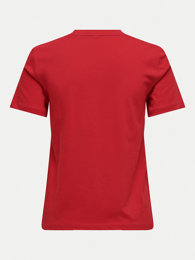 ONLY ONLY Camiseta Kita 15331069 Rojo Regular Fit