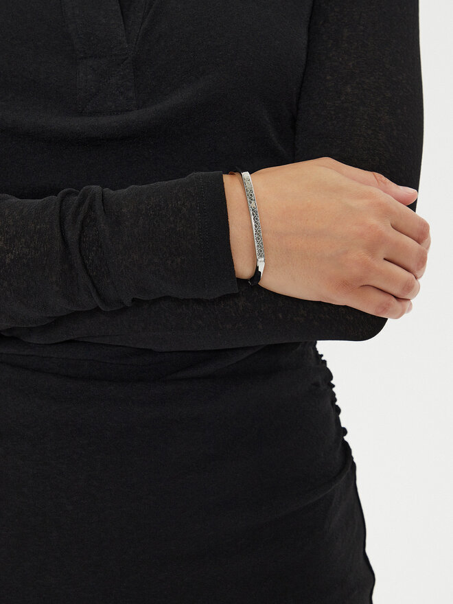 Calvin Klein Bransoletka Calvin Klein 35000555 Srebrny