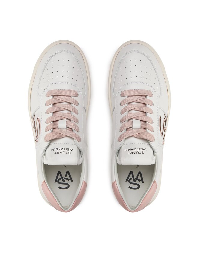 Stuart Weitzman Sneakersy Stuart Weitzman Crtsde Lgo Snr SH305 Biela