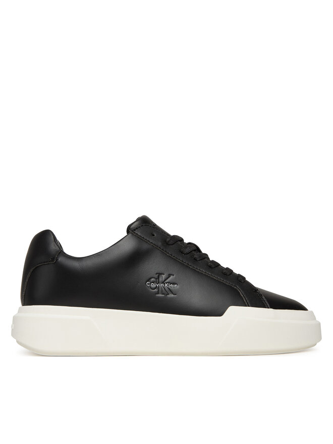 Calvin Klein Tenisice Calvin Klein Chunky Cupsole Laceup Lth Wn YW0YW01947 Crna