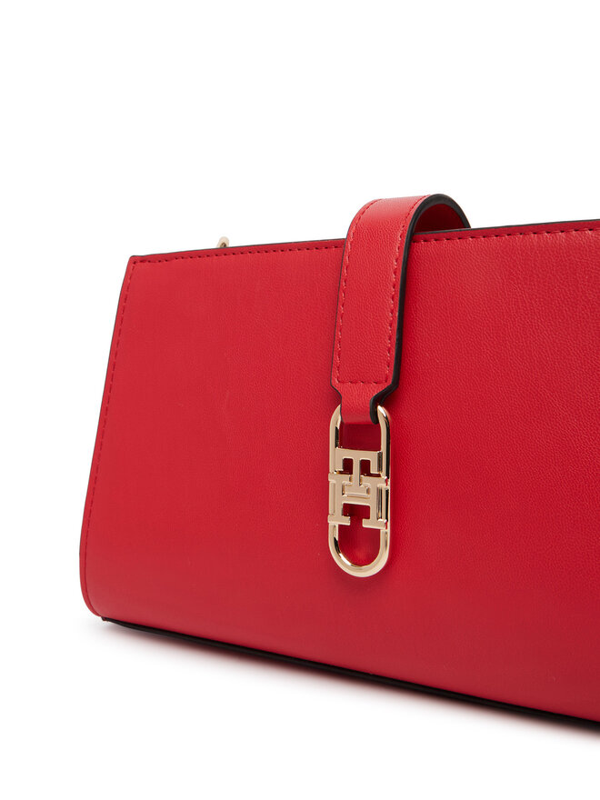 Tommy Hilfiger Handtasche Tommy Hilfiger Th Libre Chain Crossover AW0AW18614 Rot
