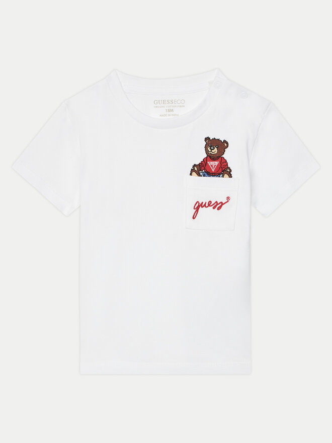 Guess Guess T-Shirt I5RI03 I3Z14 Weiß Regular Fit
