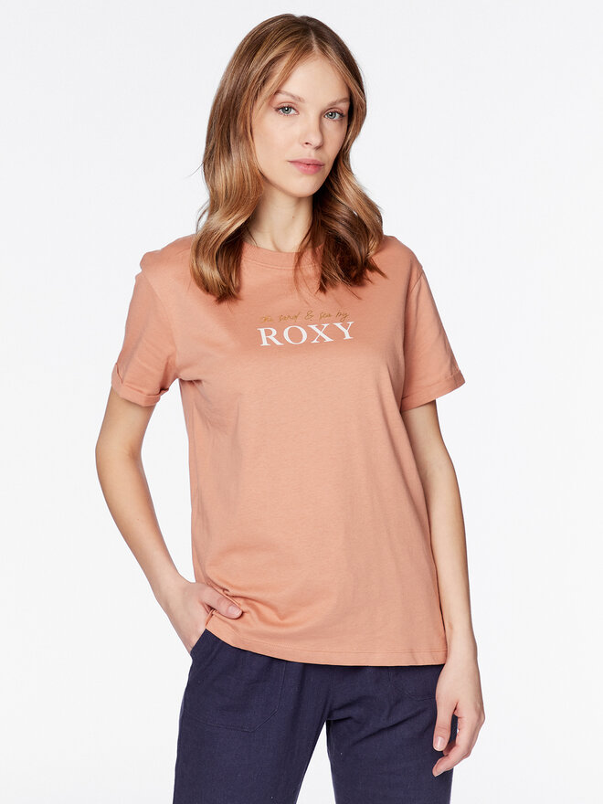 Roxy Roxy Póló Noon Ocean ERJZT05490 Narancssárga Regular Fit