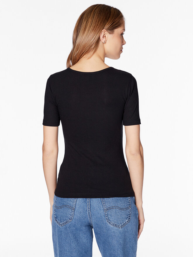 Lee Lee T-Shirt L44KIP01 112333686 Μαύρο Regular Fit