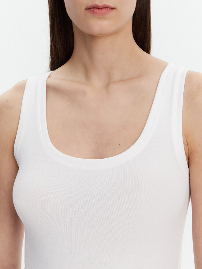 Gap Gap Top 540670-02 Weiß Slim Fit