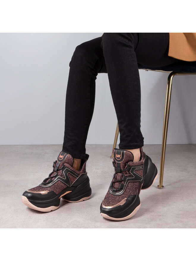 MICHAEL Michael Kors Снікерcи MICHAEL Michael Kors Olympia Trainer 43R0OLFS5D Рожевий