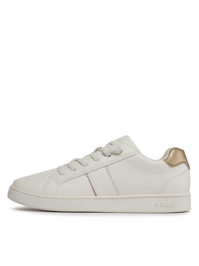 Geox Sneakersy Geox J Eclyper Girl J36LRC 000BC C0588 D Bílá