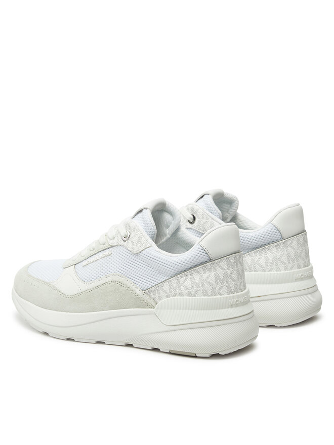 MICHAEL Michael Kors Снікерcи MICHAEL Michael Kors Trevor Mixed-Media Trainer 42F4TRFS7D Білий