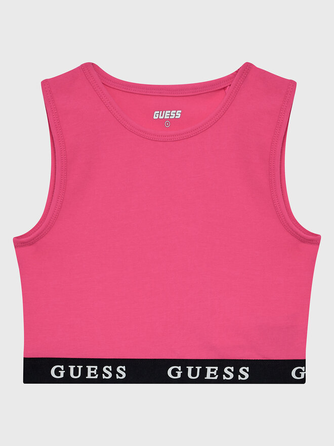 Guess Guess Felső J2YI34 KABR0 Rózsaszín Slim Fit